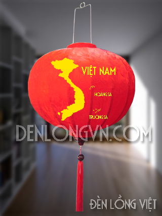 Đèn lồng in bản đồ Việt Nam